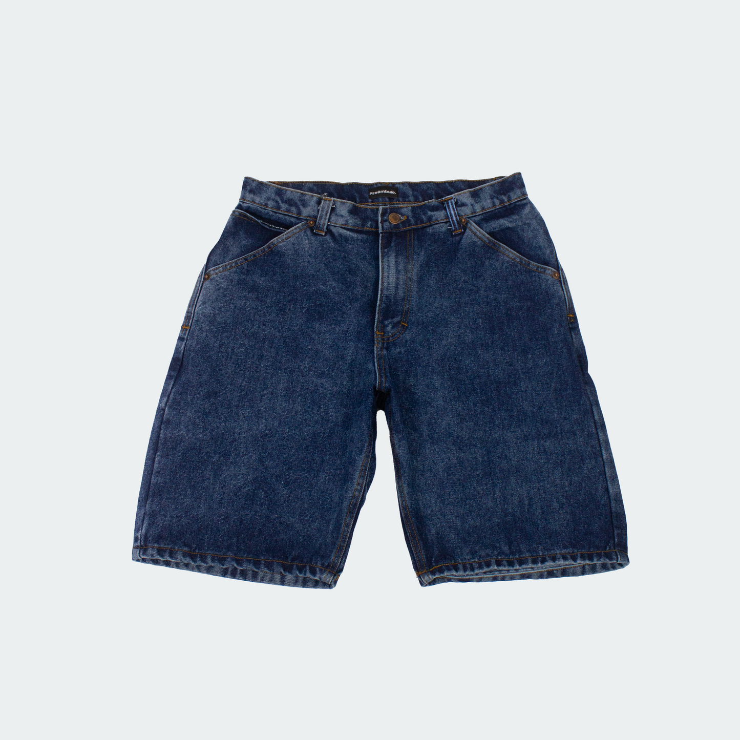 DENIM SHORT - STONE. X DANNY RECORDS