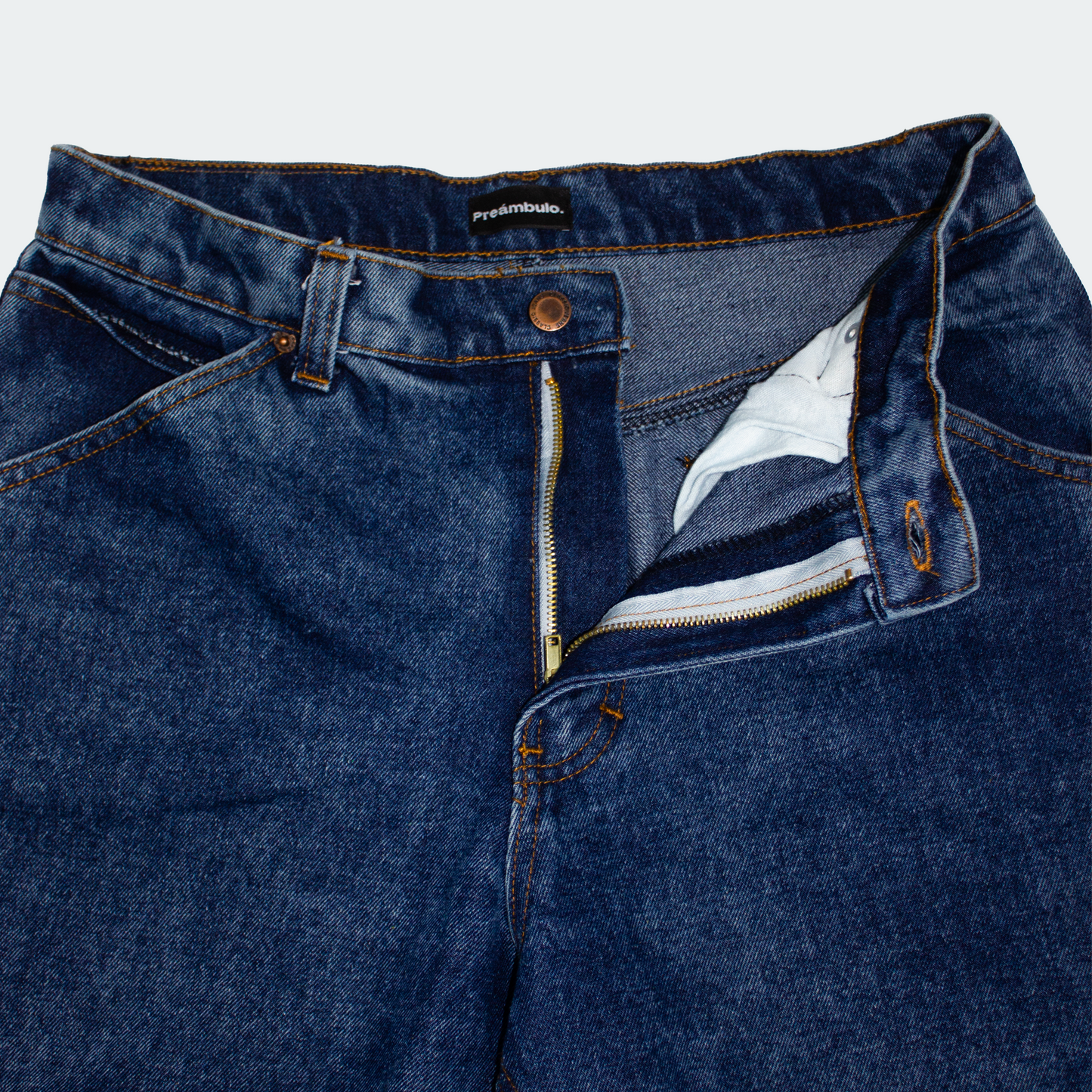 DENIM SHORT - STONE. X DANNY RECORDS