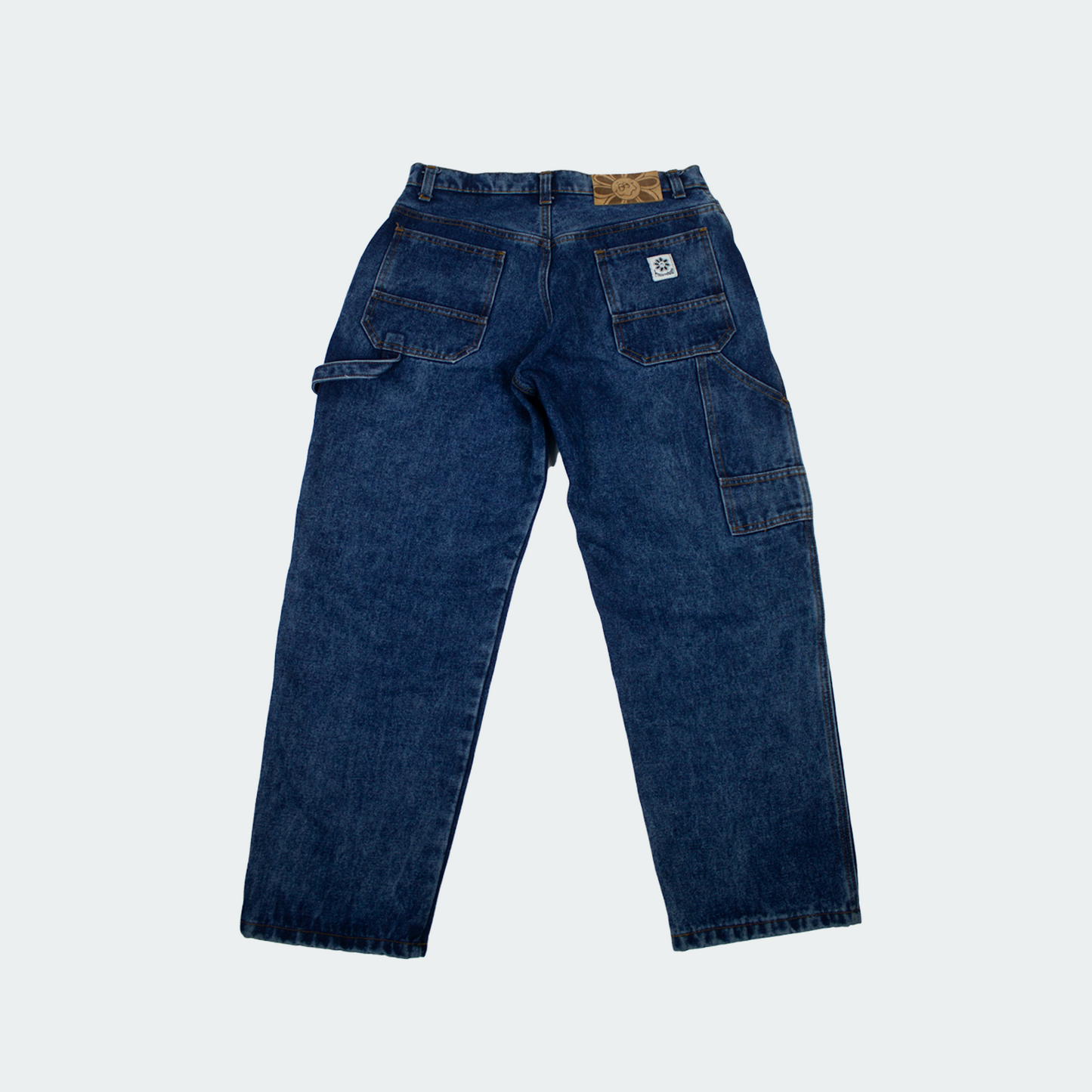 STONE UTILITY DENIM JEANS